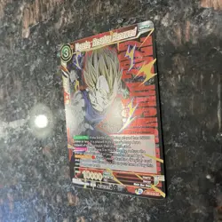 Vegeta Resolve Renewed CHAMPIONSHIP GOLD STAMP Foil Dragon Ball Super Card | LP - Image 2