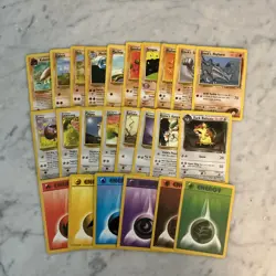 Pokemon Card Lot 1999 WOTC 25 Different Cards All NM Never Played - Image 1
