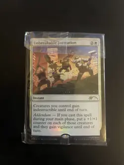 Magic The Gathering Unbreakable Formation Nycc Tmnt 2025 Sealed Promo - Image 1