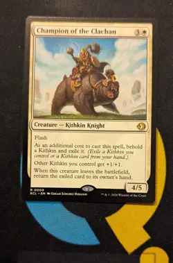 Champion of the Clachan Rare ECL 009 Lorwyn Eclipsed MTG - Image 1