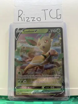 Pokemon TCG Leafeon V SWSH Black Star Promos SWSH194 Holo Promo - Image 1
