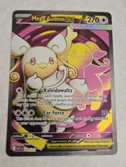 Mega Audino ex 253/217 Ultra Rare Pokemon Ascended Heroes - Image 1