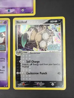 2006 Pokemon EX Crystal Guardians Lot Of 3 Holos Nuzleaf, Treecko & Banette LPHP - Image 3