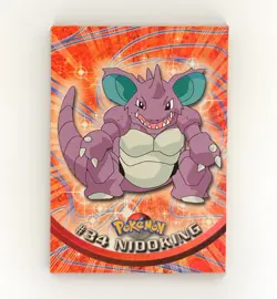 [LP] Topps 1999 Nidoking #34 Pokemon TV Animation Edition Series 1 (Black Label) - Image 1