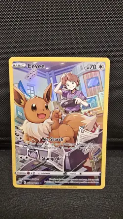2022 Pokemon Brilliant Stars Trainer Gallery Ultra Rare Eevee TG11/TG30 - Image 1