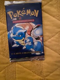 Save $95! Rare! Unweighed Italian Pokemon Base Set Booster Pack! Read! - Image 1