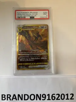 Pokemon Origin Forme Dialga VSTAR Universe Japanese Ultra Rare #260 PSA 9 Mint - Image 1
