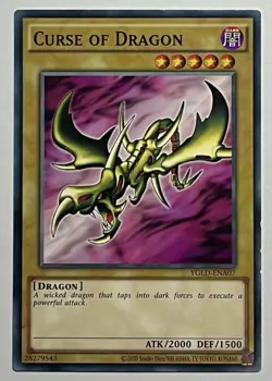 Curse Of Dragon YGLD-ENA07 (LP) Common Unlimited 2020 YuGiOh! Card TCG - Image 1