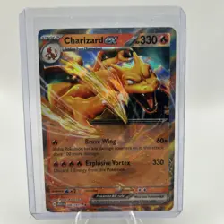 Pokemon Charizard ex 161 Sv: Scarlet & Violet Promo Holo EX 330 HP Card - Image 1