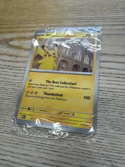 Pokemon TCG Pikachu at the Museum Jumbo Promo Card Natural History Museum UK - Image 3