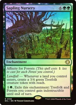 Foil Sapling Nursery [Lorwyn Eclipsed] MTG - Image 1