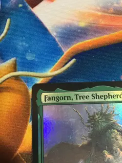 C5251 MAGIC MTG LORD OF THE RINGS FANGORN, TREE SHEPHERD #0166 MP FOIL RARE - Image 3