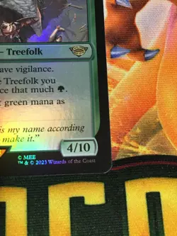 C5251 MAGIC MTG LORD OF THE RINGS FANGORN, TREE SHEPHERD #0166 MP FOIL RARE - Image 5