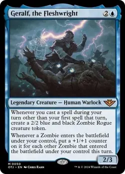 Geralf, the Fleshwright 50 | NM Near Mint | OTJ Magic MTG - Image 1