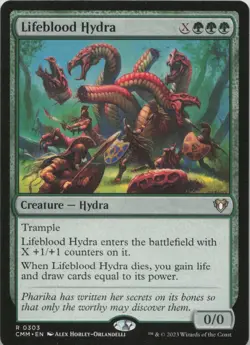Lifeblood Hydra R Commander Masters 303 - LP MTG - Image 1