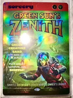 Magic The Gathering - Edge Of Eternities Green Sun's Zenith Special Guest Foil - Image 1
