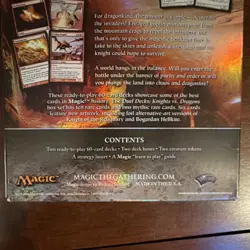 Magic: The Gathering Duel Decks Knights vs Dragons Foil Alt Art 2 Decks - Image 3