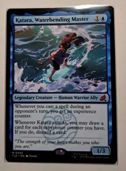 Katara, Waterbending Master 93 TLE Non-foil mtg Magic the Gathering Avatar - Image 1