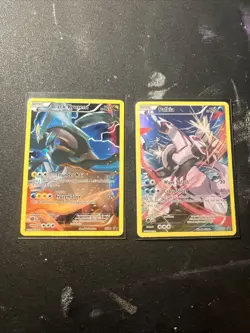 Pokemon TCG Black Kyurem And Palkia XY80 And XY75 - Image 1