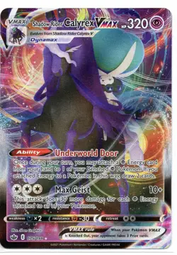 Pokemon Card CALYREX VMAX Ultra Rare Full Art Holo 075/198 Chilling Reign NEW - Image 1