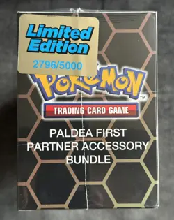 Pokemon Paldea First Partner Accessory Limited Edition 2796/5000 Rare Sealed New - Image 1