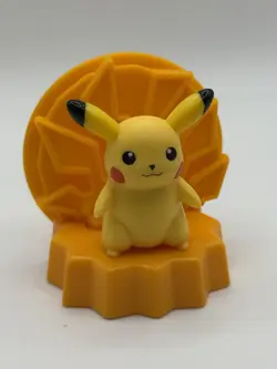 Pikachu Pokemon TCG Card Holder 2008 Burger King Collectible Shelf Display - Image 1