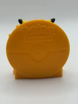 Pikachu Pokemon TCG Card Holder 2008 Burger King Collectible Shelf Display - Image 2