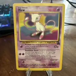 Pokemon TCG - Mew - Promo 8 Black Star Unlimited - LP - Image 1