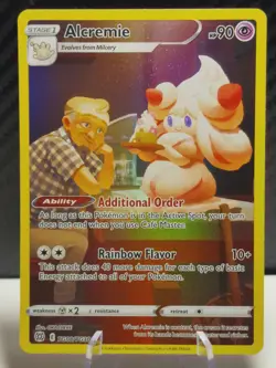 Pokemon Alcremie TCG TG08/TG30 Brilliant Stars Trainer Gallery Full Art Rare - Image 1