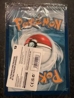 Pikachu At The museum Promo Sealed Pokemon x National History Museum - Image 2
