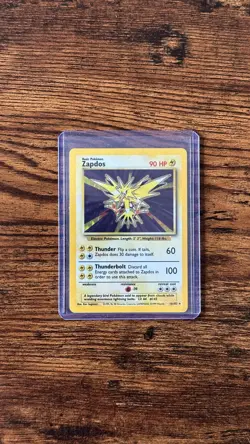 Pokemon Base Set Zapdos 16/102 1999 WOTC Holo Rare English - Image 3
