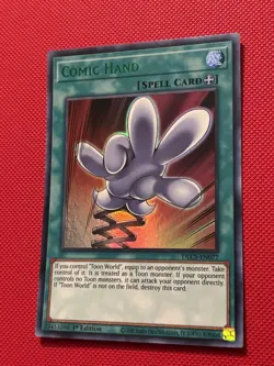 Yugioh! Comic Hand - DLCS-EN077 Ultra (Green) - 1st Edition NM - Image 2