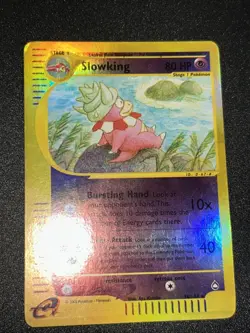 Slowking 34/147 Aquapolis Reverse Holo Rare Excellent! Pokemon Card WOTC - Image 3