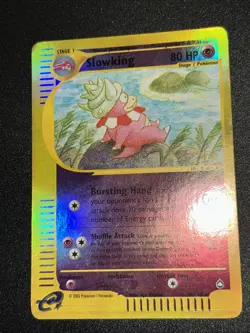Slowking 34/147 Aquapolis Reverse Holo Rare Excellent! Pokemon Card WOTC - Image 4