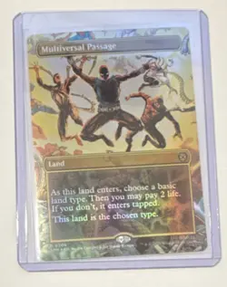 SPM-EN Multiversal Passage Foil Land x1 Magic MTG Card 206 - Image 1