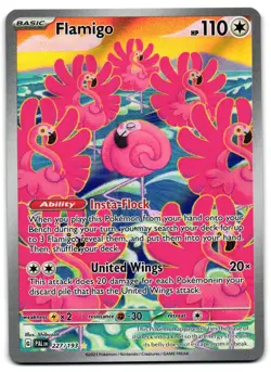 Flamigo 227/193 - Paldea Evolved Illustration Rare Pokemon TCG - M/LP Card - Image 1