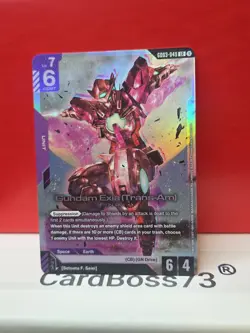 Gundam Exia (Trans-Am)Gundam Card Game . Steel Requiem Legend Rare GD03-049 - Image 2