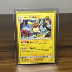 Alolan Raichu 31/111 Crimson Invasion - Holo Rare Pokemon Card - Image 1