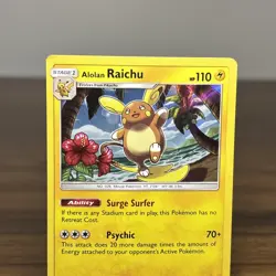 Alolan Raichu 31/111 Crimson Invasion - Holo Rare Pokemon Card - Image 3