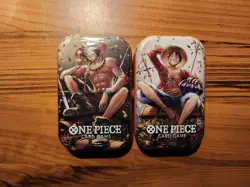 One Piece TCG Tin Pack Set Vol. 2 TS-02, OP13 New Factory Cards Sealed Set Of 2 - Image 1