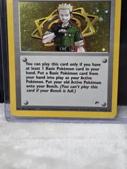 Pokemon TCG Lt. Surge 17/132 Gym Heroes Unlimited Holo Rare Trainer Card LP - Image 4