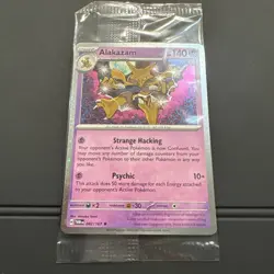 Pokemon Alakazam 082/167 SEALED Cosmos Holo Blister Exclusive TCG Card English - Image 2