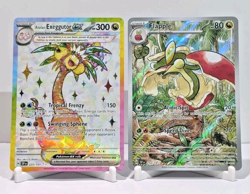 Pokemon Card Lot: Alohans Exeggutor 225/191 + Flapple Illustration Rare 210/191 - Image 1