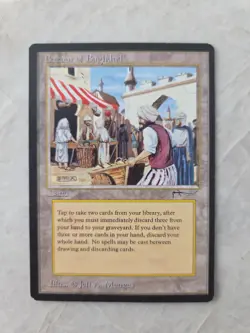Bazaar of Baghdad Arabian Nights Magic MTG Lightly Played LP - Image 1