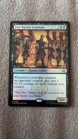 1x Fire Nation Sentinels, Foil, Avatar The Last Airbender, MTG NM - Image 1