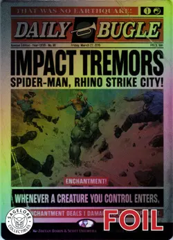 MTG Impact Tremors (Rainbow) (1999) | NM Foil | Secret Lair Spider-Man {SLD} - Image 1