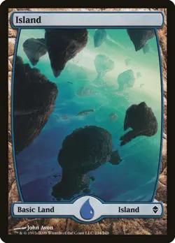 Island (234) [Zendikar] Magic MTG - Image 1
