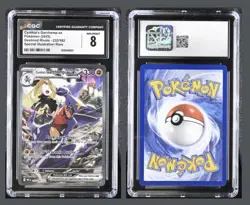 2025 Pokemon Cynthia’s Garchomp ex SIR #232 CGC NM/MINT 8 Destined Rivals - Image 1