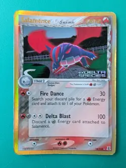 2005 Pokemon EX Delta Species Salamence #14/113 Holo Stamped HP - Image 1