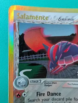 2005 Pokemon EX Delta Species Salamence #14/113 Holo Stamped HP - Image 2